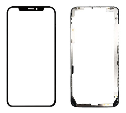 Vidrio Glass Compatible iPhone 11 Con Marco Y Oca 