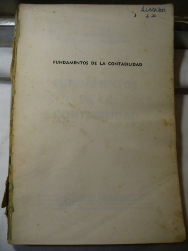 Fundamentos De La Contabilidad Biondi / De Zandona V/ Envío (Usado)