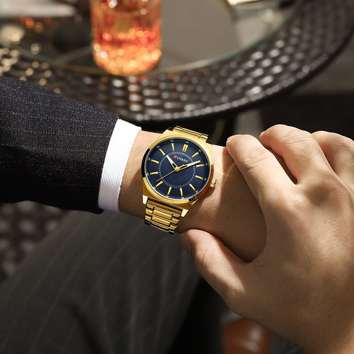 Relojes De Cuarzo Luminosos Impermeables Curren8407
