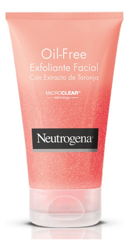 Exfoliante Facial Neutrogena Oil Free Toronja 124ml Tipo de piel Grasa