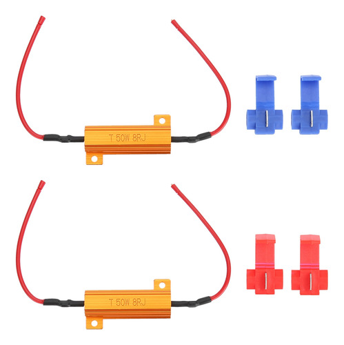 Bombillas Con Resistencia De Carga, 2 Unidades, 50 W, 8 Ohmi