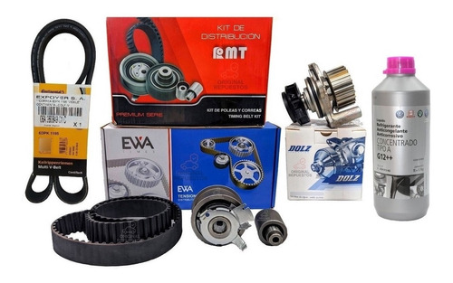 Kit Distribucion Ewa+bomba De Agua+poly-v Vw Vento 1.9tdi 