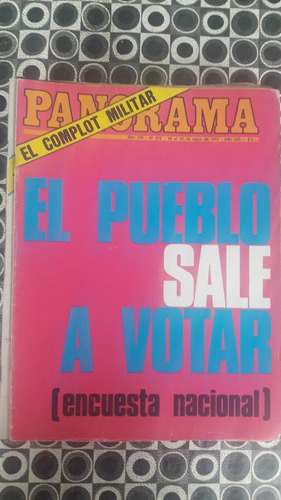 Panorama 212 18/5/1971 El Pueblo Sale A Votar