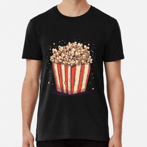 Remera Cinema Box Of Popcorn Comic Style Algodon Premium