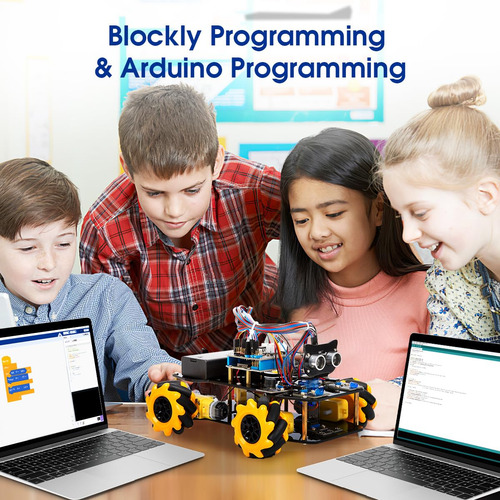 Kit Coche Robot Inteligente 4wd Arduino Ide Mmg