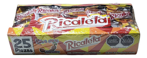 Paleta Ricaleta Tamarindo 25 Piezas