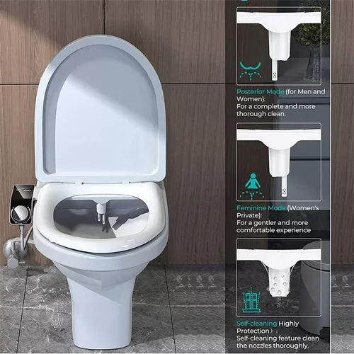 Bidet Portátil, Accesorio Para Inodoro,doble Aspersor