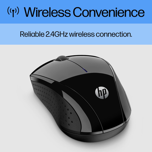 Mouse Sem Fio Hp X3000 G3 Preto 1600 Dpi Com Bateria De 15 M