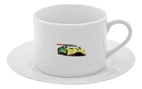 Taza Y Plato Desayuno Te Café Coche De Carreras Cod A79