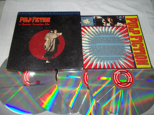 Box 4 Ld Laserdisc - Pulp Fiction A Quentin Tarantino Film