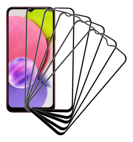 5x Película Vidro Temperado 3d Para Galaxy A03s A02s