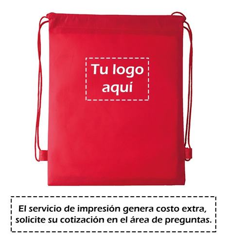 Imagen 2 de 9 de Morral Ecológico Non Woven Con Cordón.
