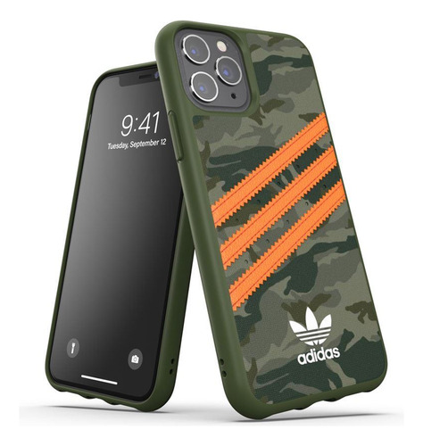 Protector adidas Para iPhone 11 Pro 3lines Naranja/verde