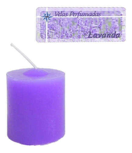 Velas Perfumadas De 1 Dia Trio No Aroma Lavanda