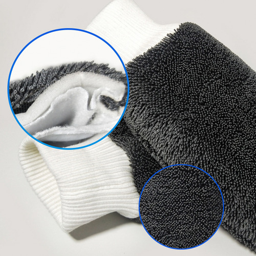 Manopla De Microfibra Superabsorbente Para Rasguños De Doble