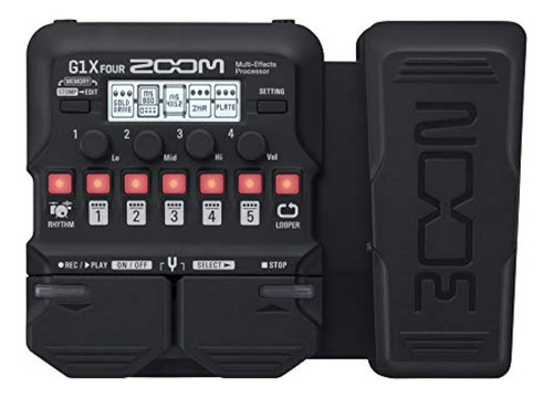 Procesador De Multiefectos Para Guitarra Zoom G1x Four Con P