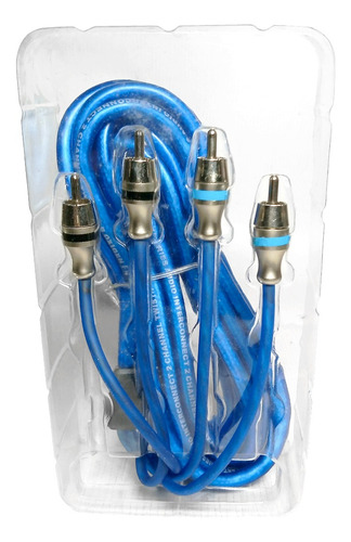 Cable De Audio Rca Comp. Plug 4 Metros Alta Calidad Gc-com4m