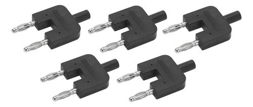 Conector Banana Plugs De 2 Vías, 5 Piezas, Doble Fila, 1
