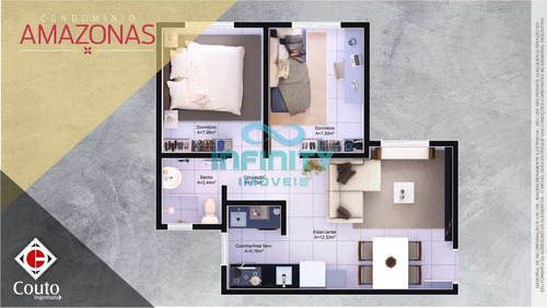 Apartamento Com 2 Dorms, Jardim Betânia, Cachoeirinha - R$ 127 Mil, Cod: 798 - V798