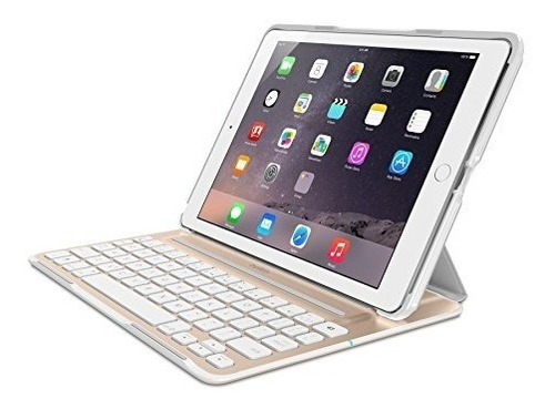 Belkin Ultimate Pro Keyboard Case Para iPad Air 2, Oro / Bla