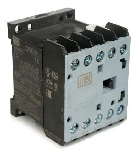 Mini Contator Weg Cwc09 Com 1nf Weg 190v 50hz - 220v 60hz