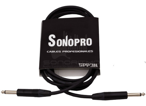 Imagen 1 de 3 de Sonopro Cable Gotham Instrumento Plug A Plug Neutrik 3 Mts
