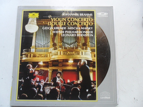 Brahms Violin Cdv Cd Video No Laser Disc Musica Clasica 