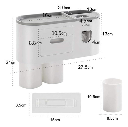 Soporte Para Cepillo Dientes, Pared Soporte Cepillo Dientes
