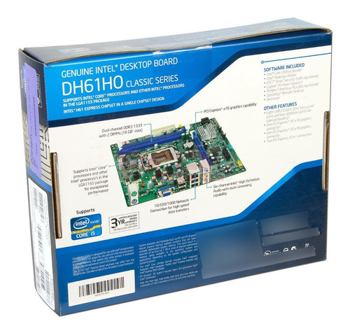 Tarjeta Madre Lga 1155 Intel H61 2da Y 3ra Generacion Ddr3