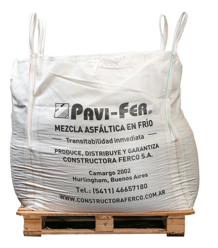 Asfalto En Frio (bolson 1 Ton) Ideal Baches, Pozos Y Veredas
