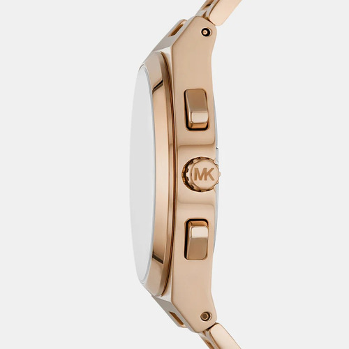Reloj Michael Kors Mk9119 Hombre Cronogr Bronce Dorado Negro