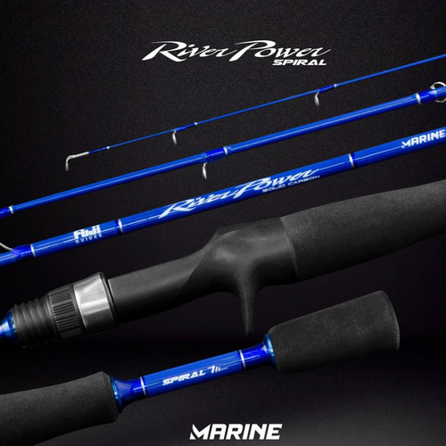 Imagem 5 de 8 de Vara De Carretilha River Power Spiral Pesca Piapara Marine