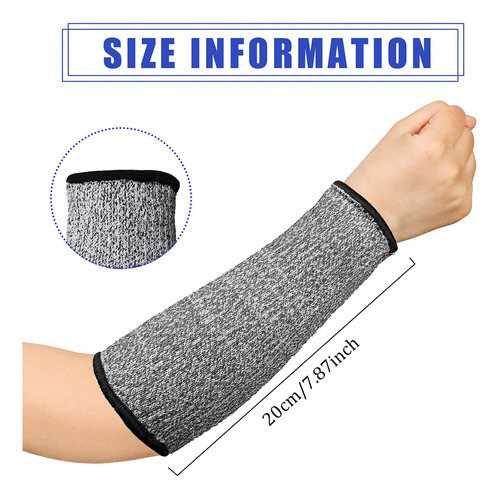 3 Pares De Protectores De Brazos Para Piel Fina Y Resistente