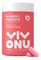 Comprar Vivonu Probioticos Para Mujer 60 Mil Millones De Ufc, 18 Cep