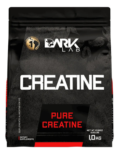 Creatina Monohidratada Pura 1kg Dark Lab Unidade Sem sabor
