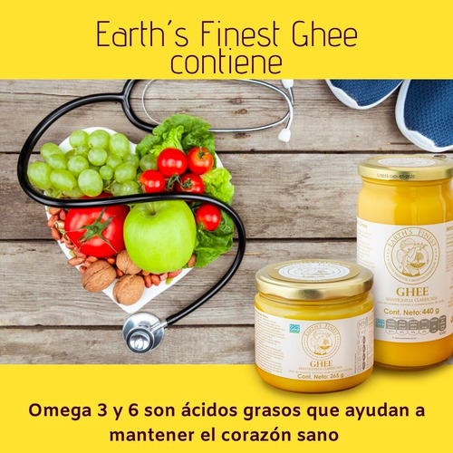 Imagen 5 de 9 de Ghee Mantequilla Clarificada · 900 G · Earth´s Finest · Keto