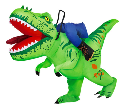 Disfraz De Dinosaurio Inflable Para Montar, Ropa 150 A 190cm