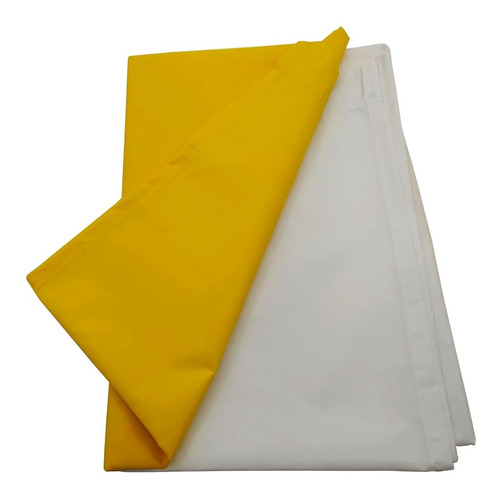 Bandera Eucarística Amarillo Y Blanco