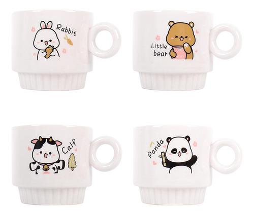 Set De Tazas Apilables Torre De Animales Topsoc