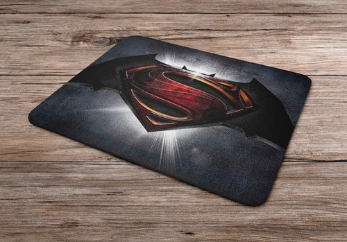 Alfombrilla de ratón Batman X Superman IV Geek, color negro