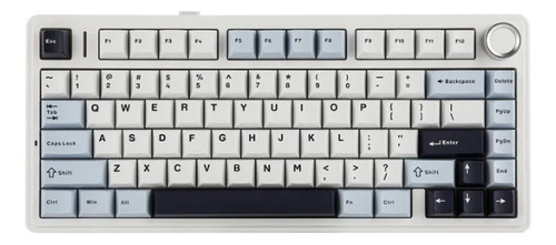 Teclado Mecânico Epomaker X Aula F75 Sem Fio Leobog Reaper