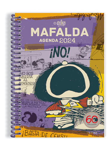 Libro Agenda 2024 Mafalda Para La Mujer Anillada Violeta ...