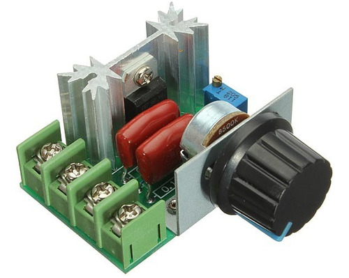 Regulador De Voltaje Dimmer Ac 2000w Foco Motor Calentador