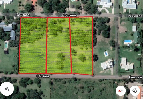 Imagen 9 de 9 de Lote En Venta Con Escritura Country Causana 4400m2 (ref4071)