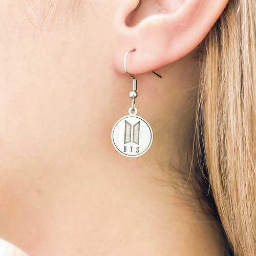 Aros Bts Army Kpop Plata 925 Plata 925