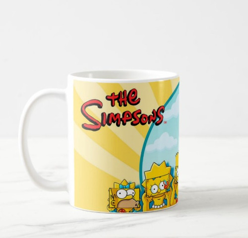 Caneca Porcelana Personalizada Os Simpsons 7