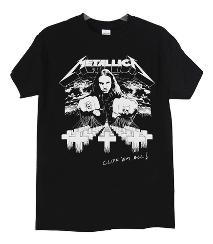 Polera Metallica Cliff Em All Metal Abominatron