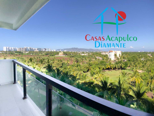 Cad La Isla Gran Caimán 604. Terraza Con Vista A Los Jardines Y Albercas