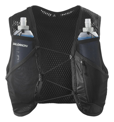 Chaleco Hidratacion Salomon Active Skin 4 Running Trekking Negro/ Talle M Liso