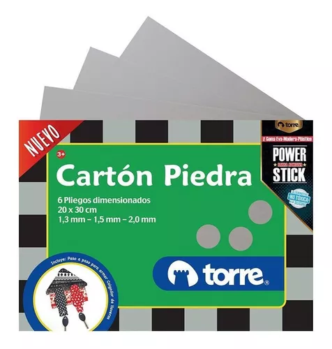 Carton Piedra 2 mm 1/4 Plancha Rem - Arcoiris Libreria